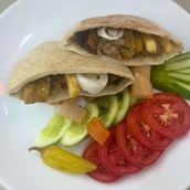 Foul And Falafel Sandwich
