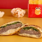 Beef Burger With Jalapeno