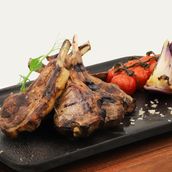 Grilled Lamb Chops With Garlic And Herb Butter