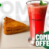 Bread Pakoda + Juice