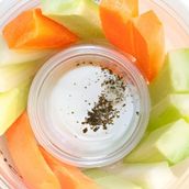 Veggies With Labnah Dip