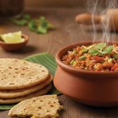 Chana Masala With Chappathi