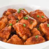 Manchurian Chicken With Egg Fried  Rice