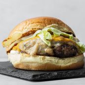 Swiss Mushroom Burger Beef