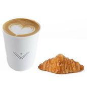 Toffee Nut Latte + Croissant