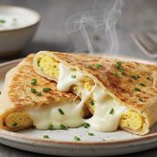 Cheese Omelette Paratha