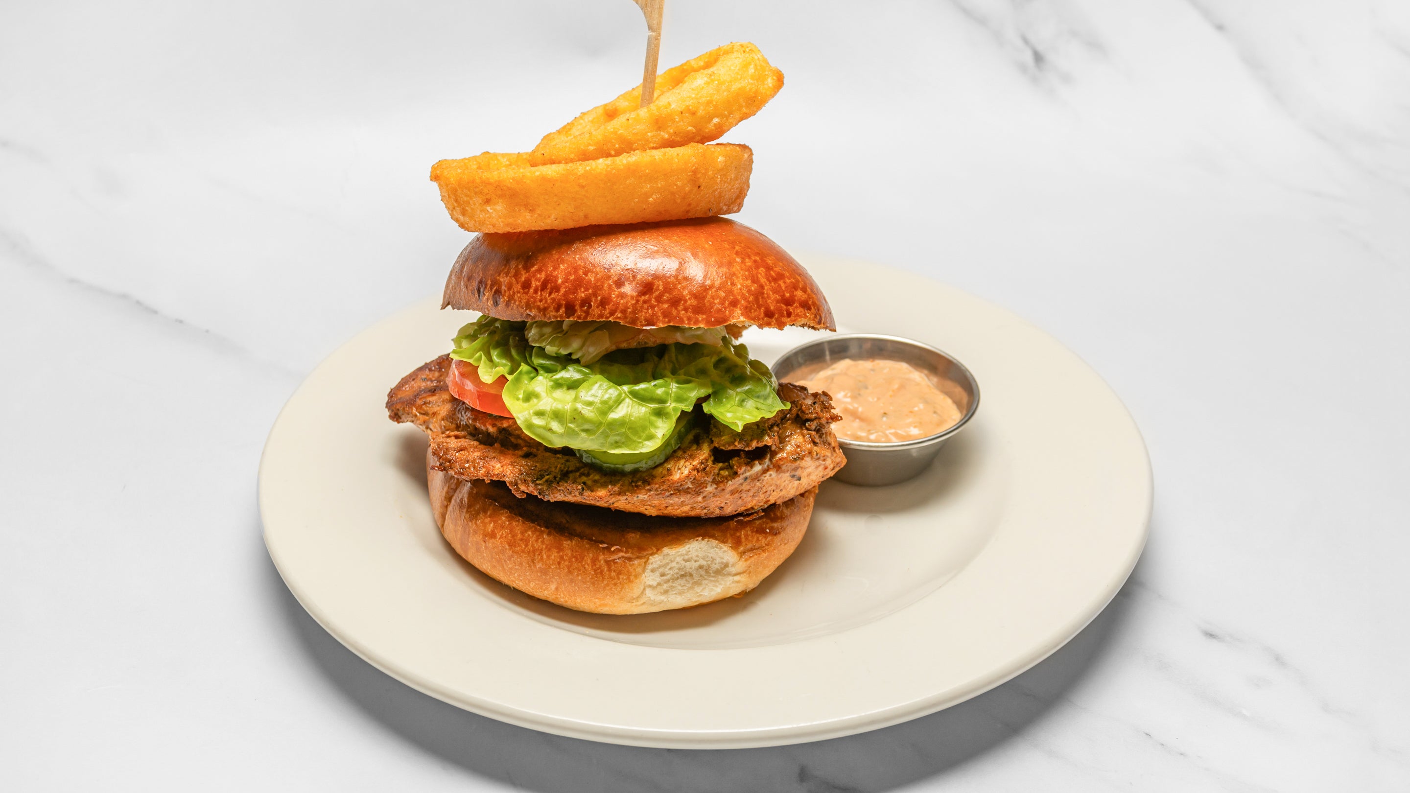 Cajun Chicken Breast Burger
