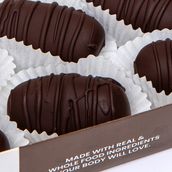 Triple chocolate cake bites