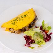 Cheese and Mushroom Omelet