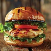french chicken burger