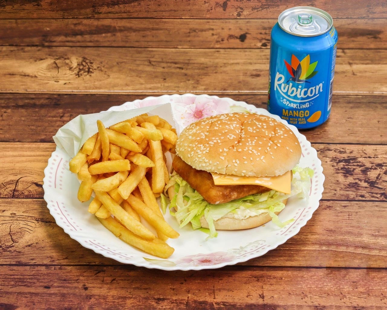 Veg Fillet Burger Meal - Meal