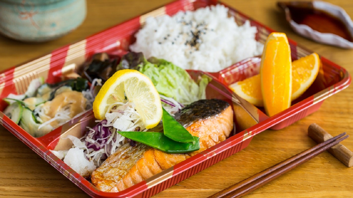 Salmon Teriyaki Bento