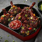 Chili Style Chicken Lollipops (6 Pcs)