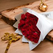 Red Baby Rose Graduation Bouquet 1