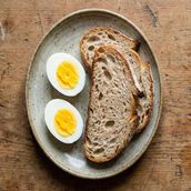 Boiled Egg with Bread