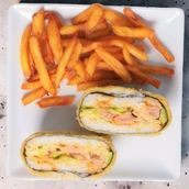 Salmon Sushi Burger