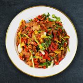 Stir Fried Beef with Pickled Pepper