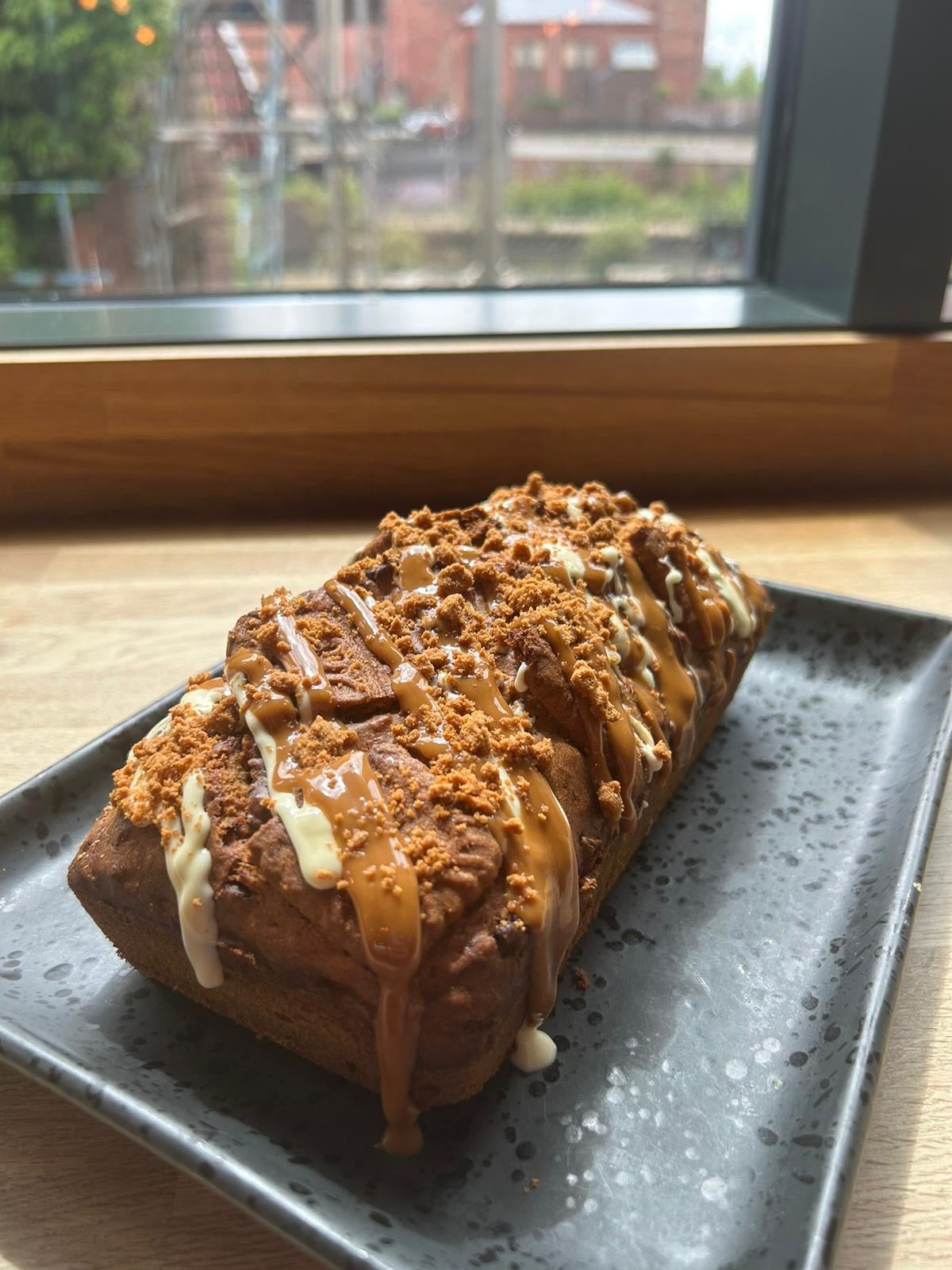 Biscoff & Choc chip Banana Bread