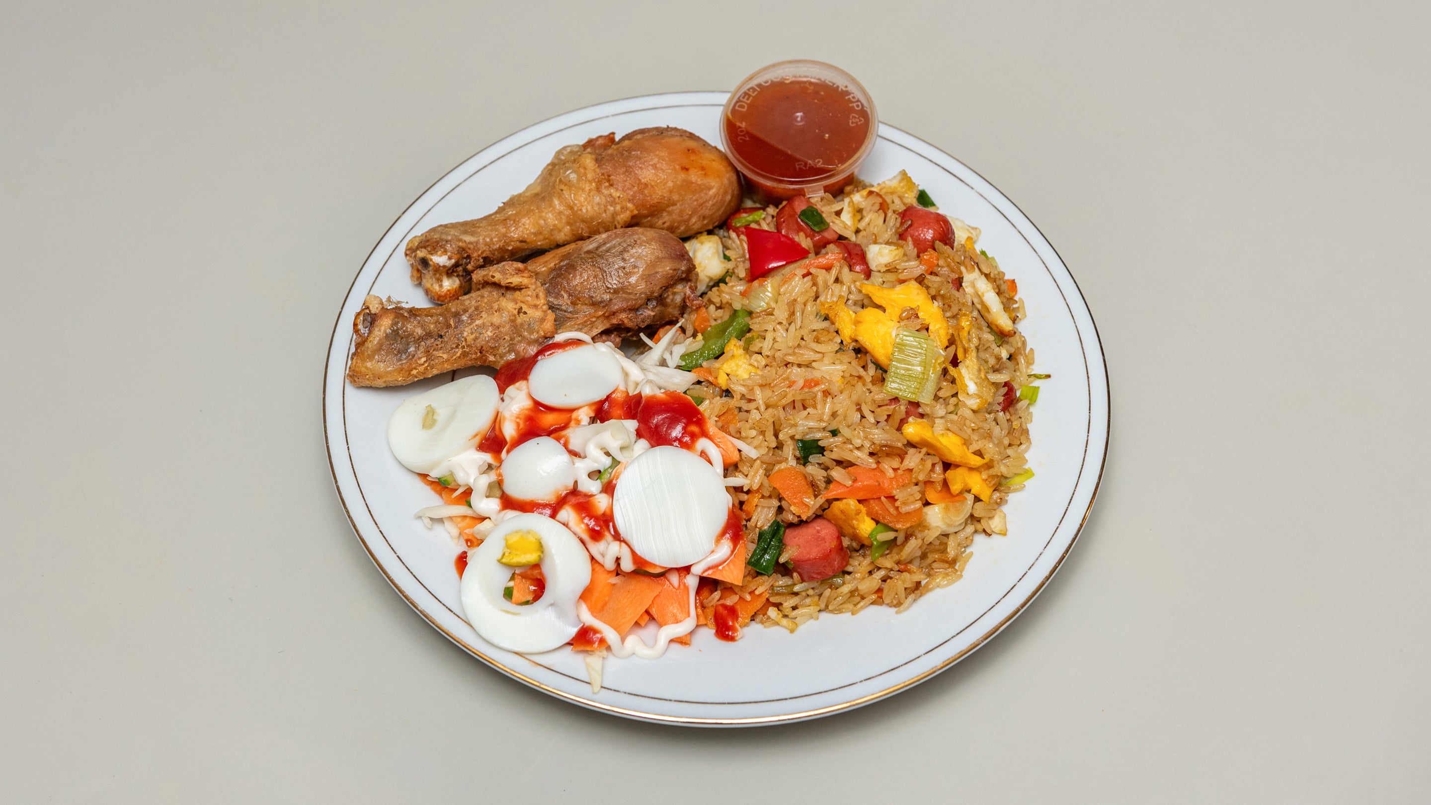 Fried Rice with Hot Pepper Sauce