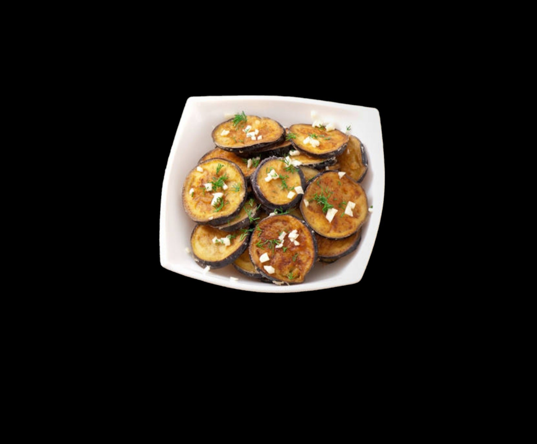 Badinjan bitoum ( Aubergines with herbs & garlic ) New!