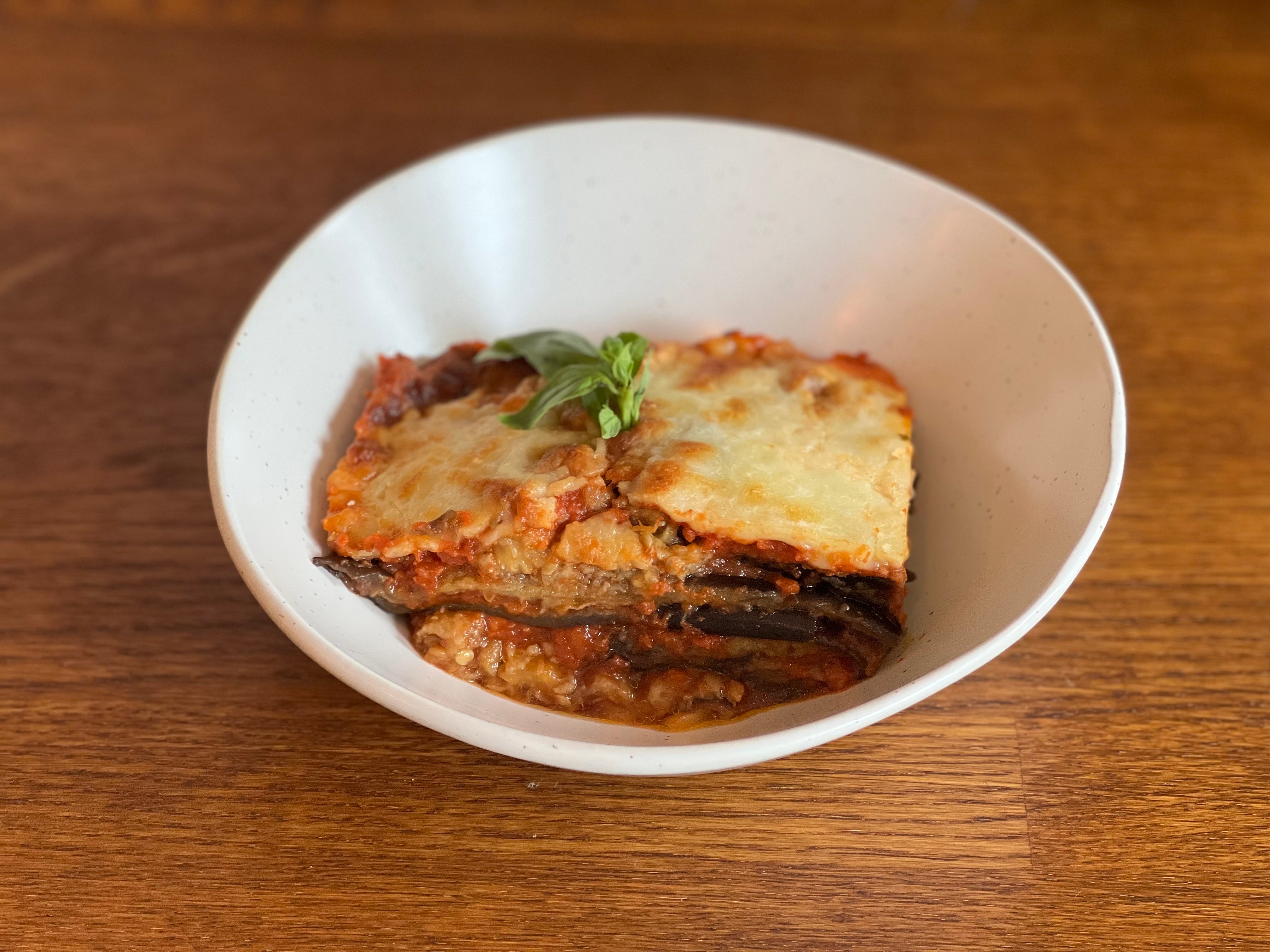 Homemade Aubergine Parmigiana