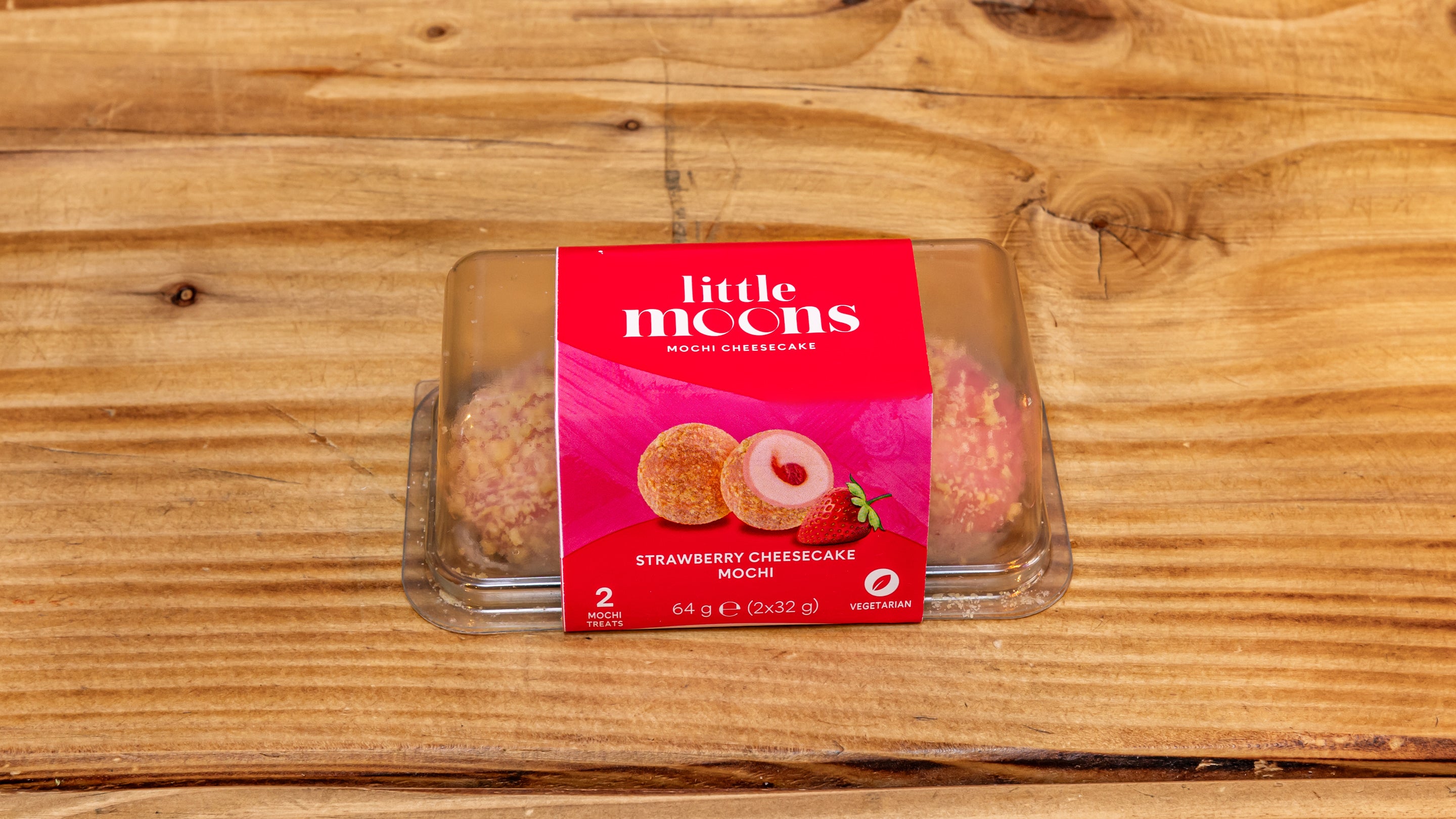 Little Moons Mochi strawberry cheesecake