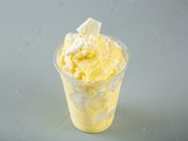 Saffron Ice Cream with whipped cream 16 oz