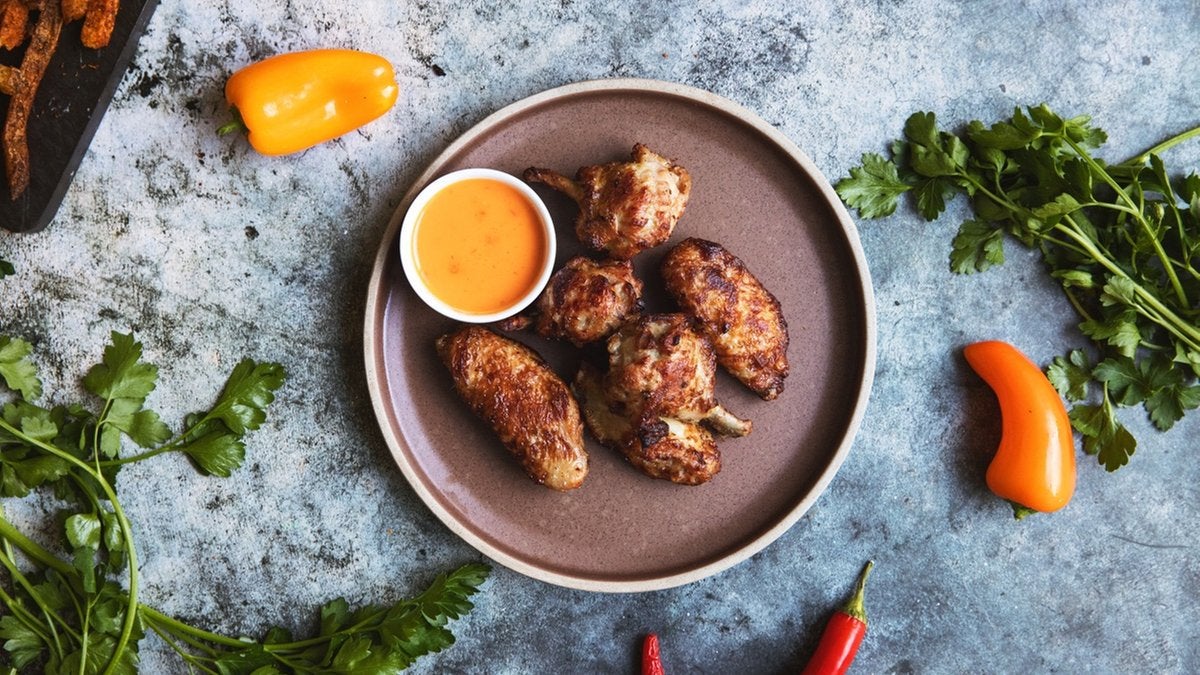 Grilled Peri-Peri Chicken Wings (6pc)