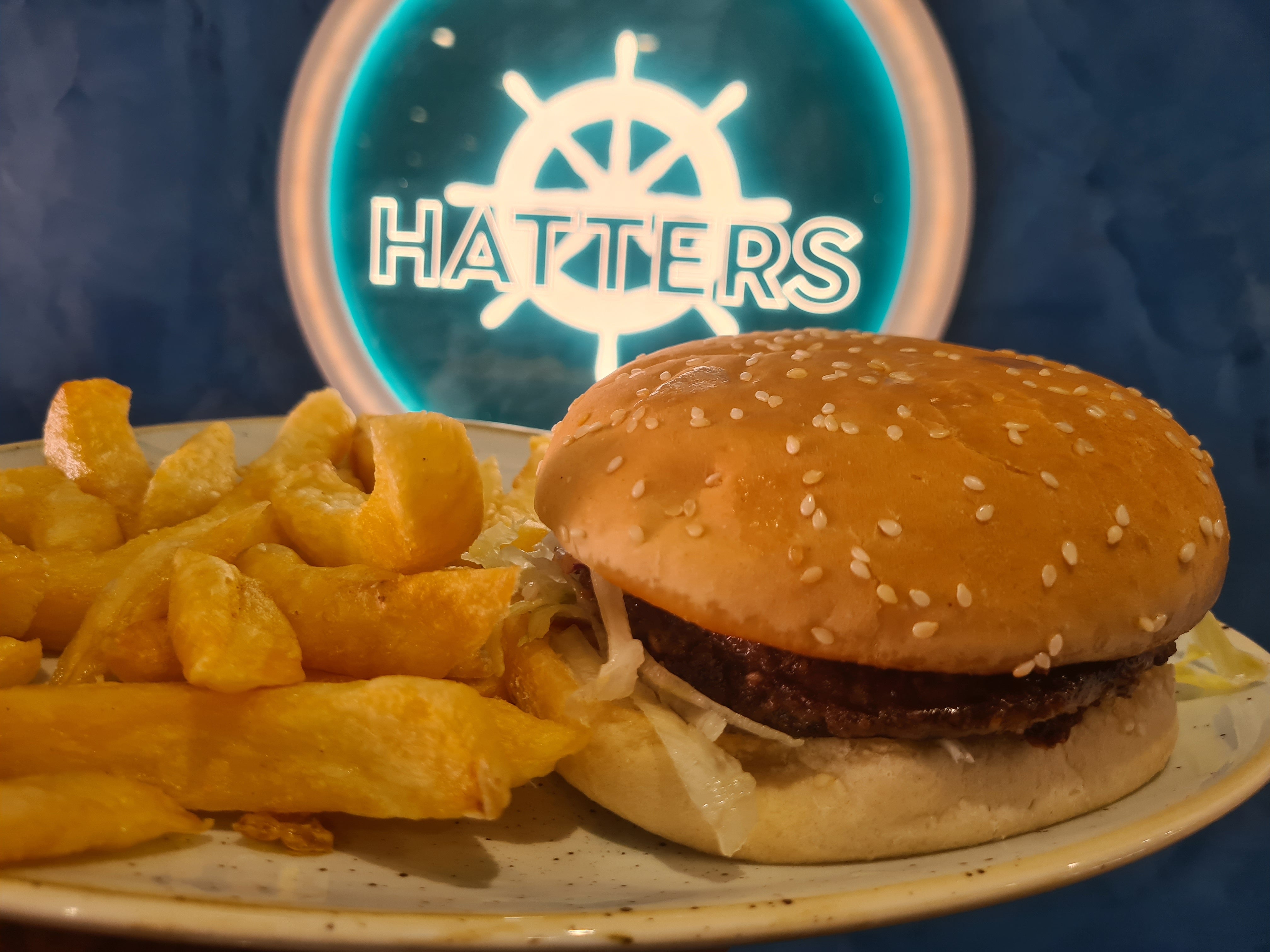 Chicken Dynamite Burger With Chips