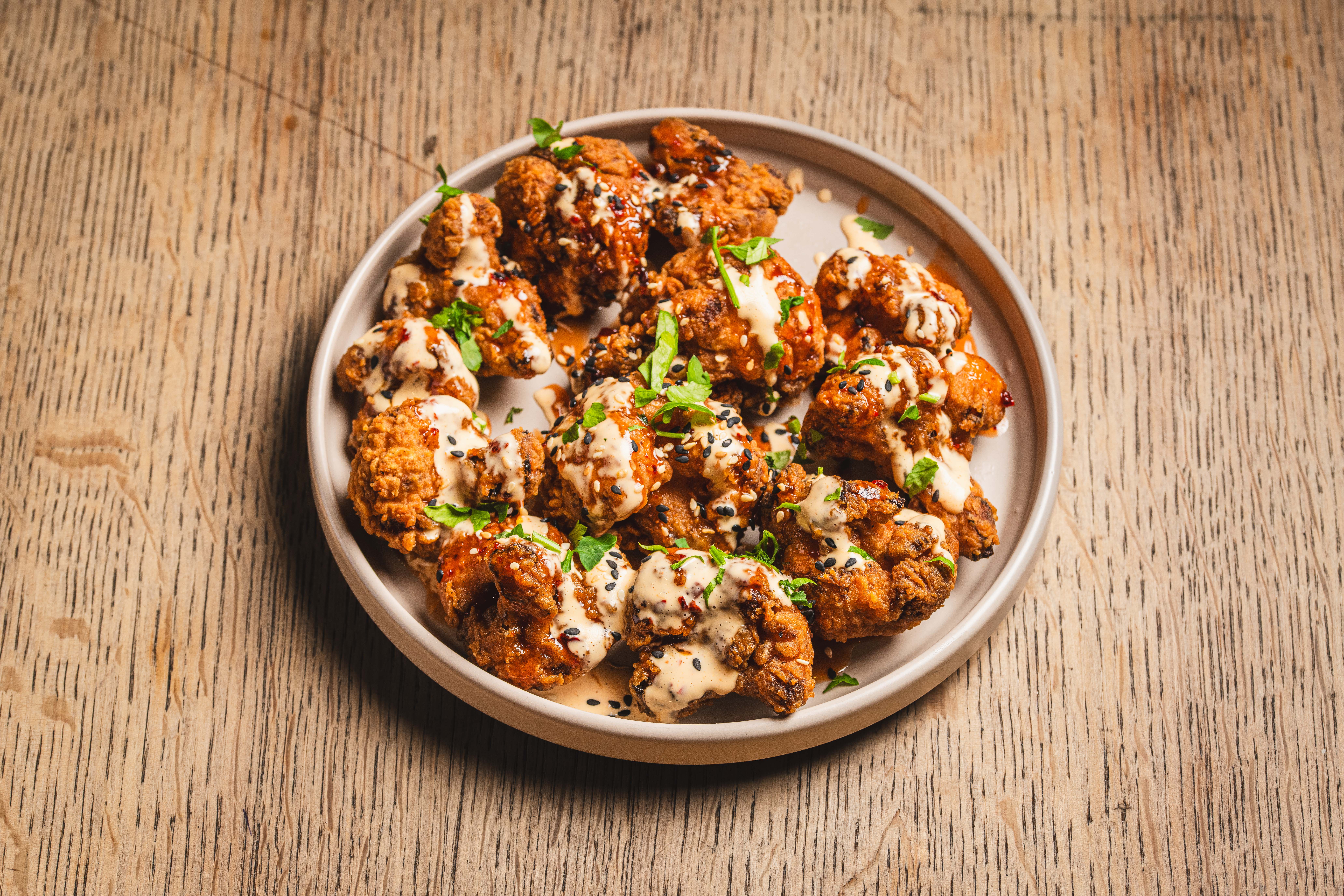 Cauli-wings - hot honey