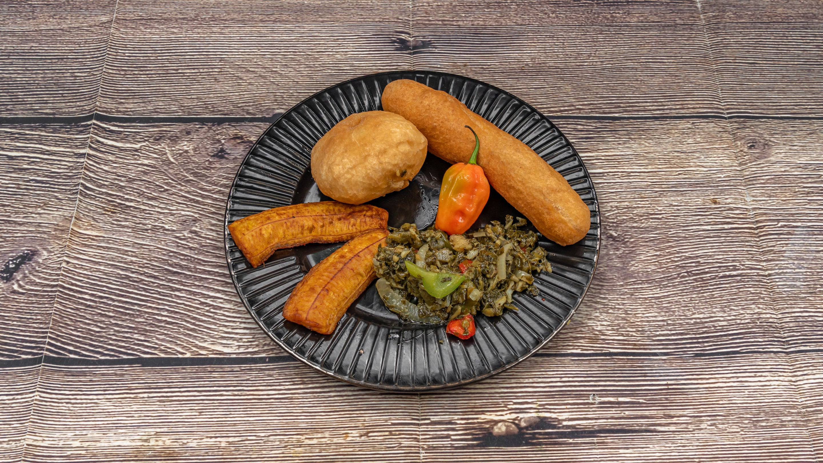 Callaloo and Salt Fish