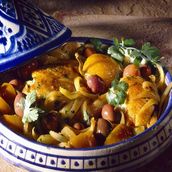 Chicken With Potato Tagine