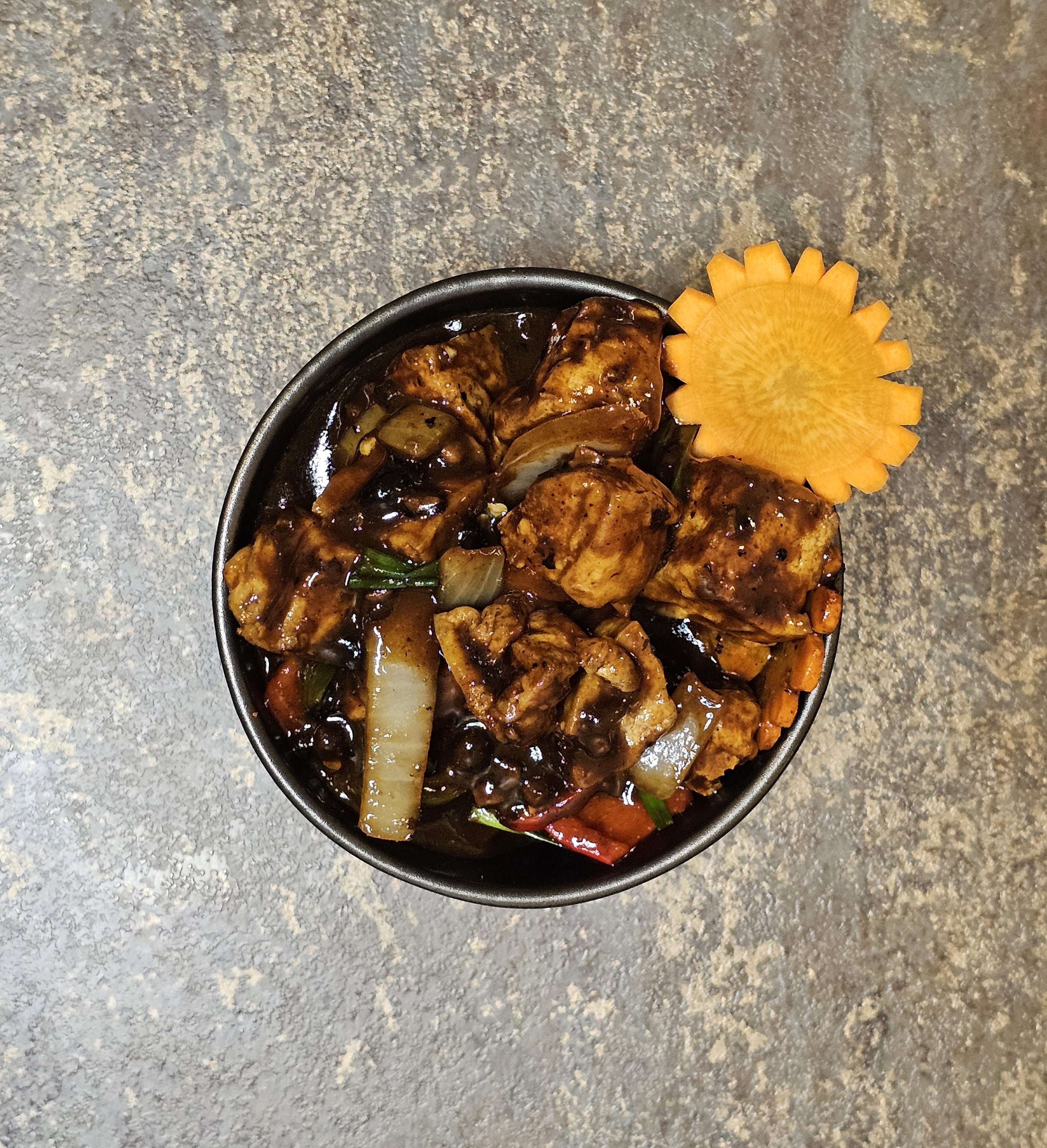 Tofu with Black Bean Sauce