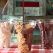 Chocolate Cup With Corn Flakes