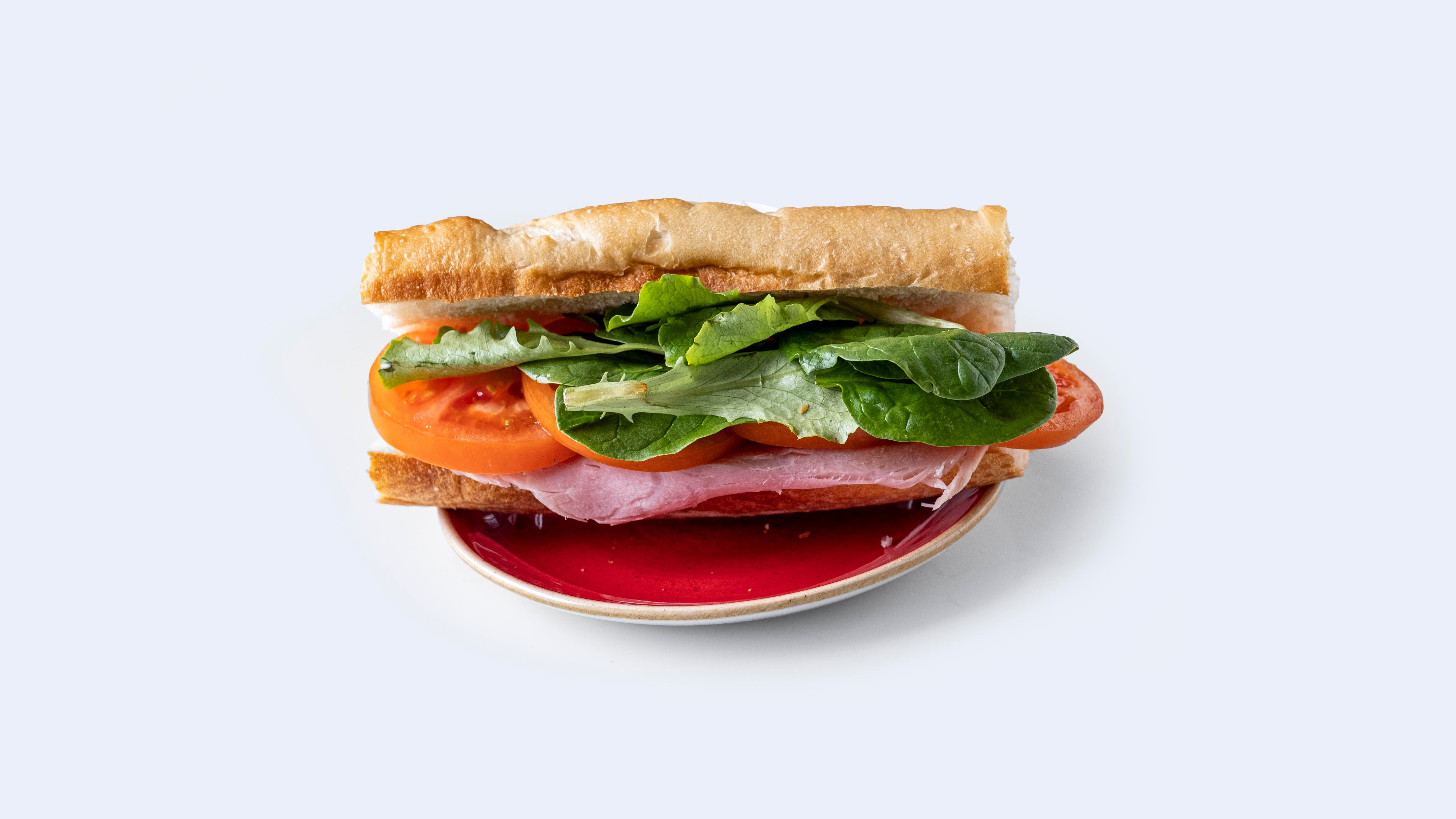 Ham, Lettuce and Vine Tomato