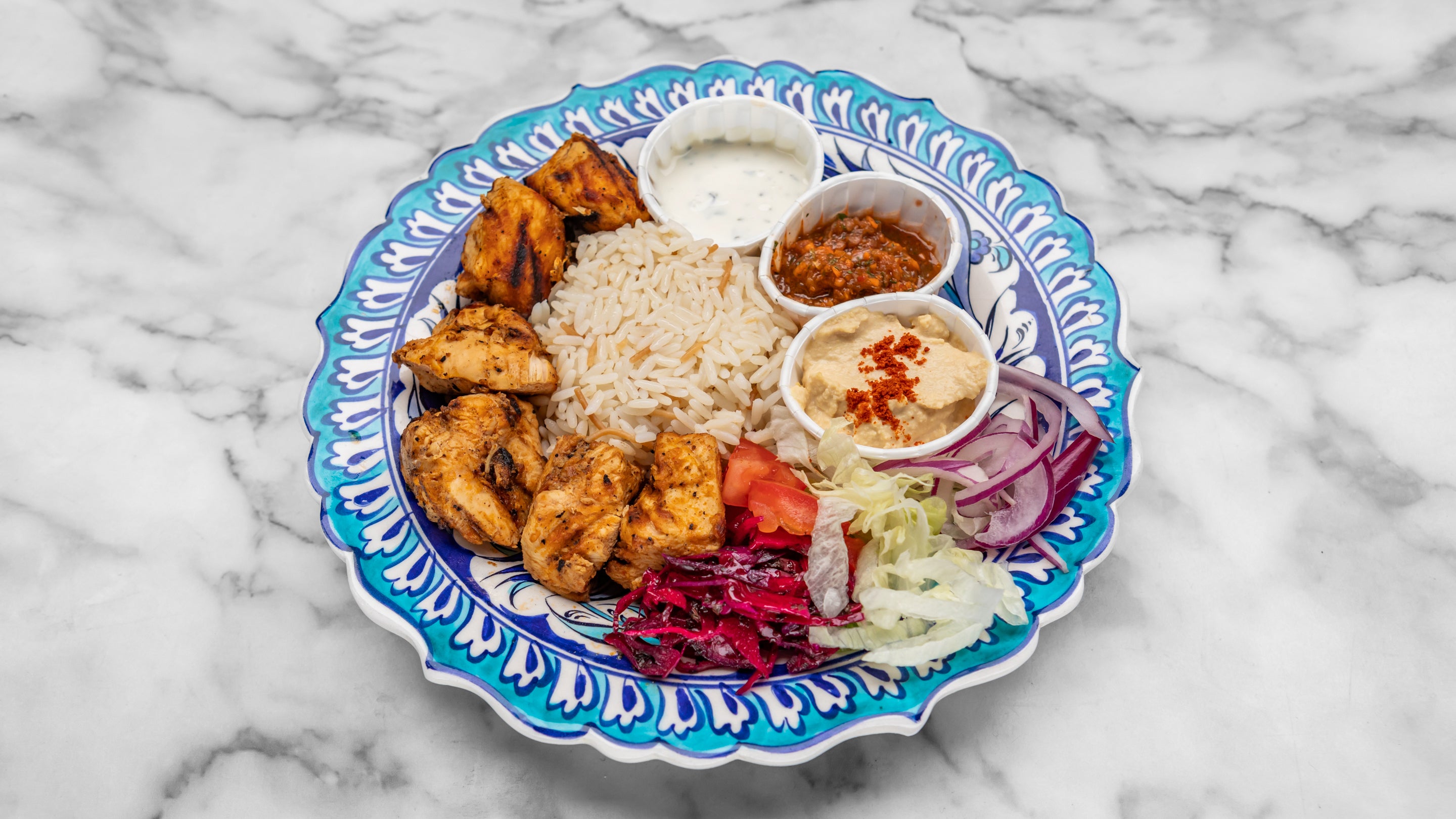 Chicken Shish and Rice Combo Box