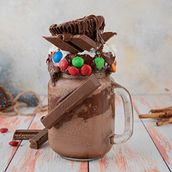 New Born Kit kat  Nutella Milkshake