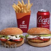 Veg Double Burger Meal