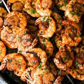 Gochujan Saewu Gui (Spicy Grilled Shrimp Skewers)