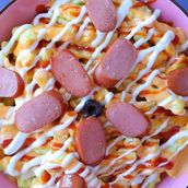 Potato Hot Dog Basket