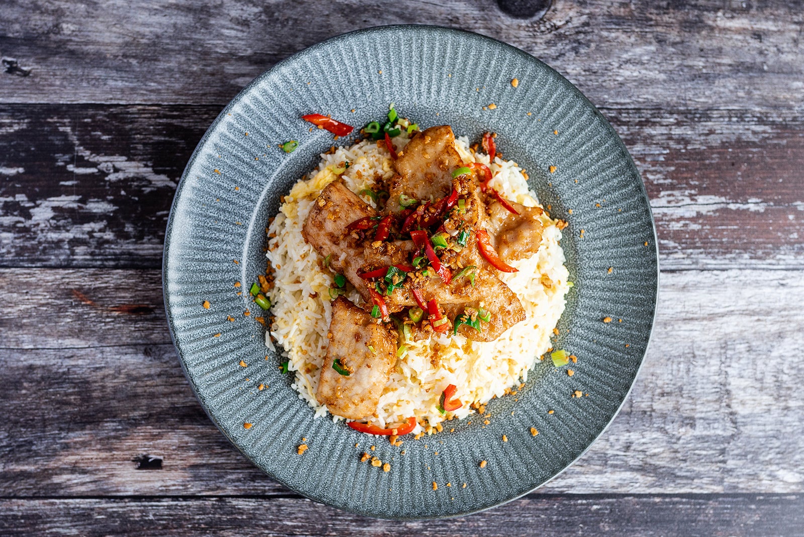 Salt & Pepper Pork with Rice