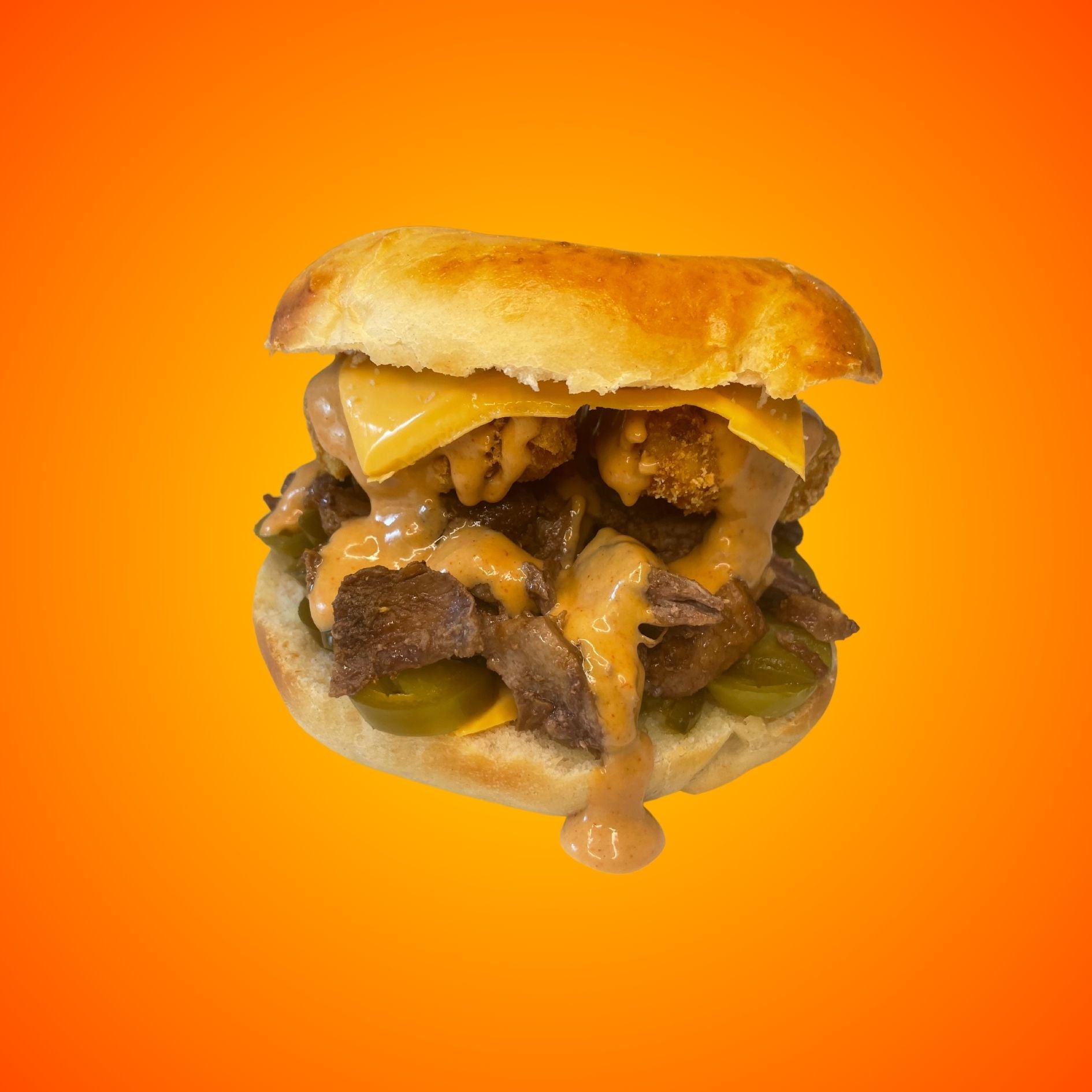 Beef Jalapeño Bagel