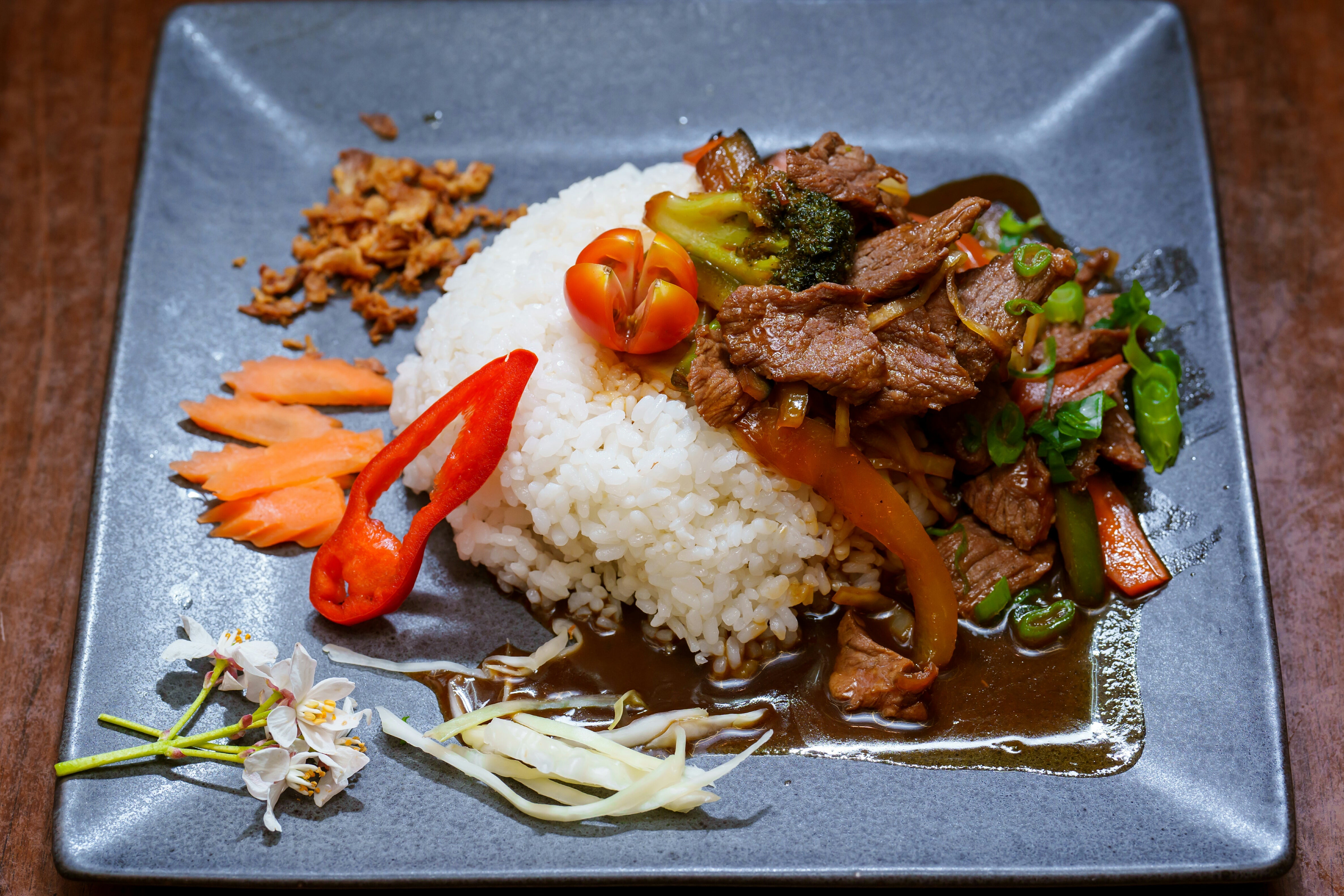 Garlic Beef Donburi