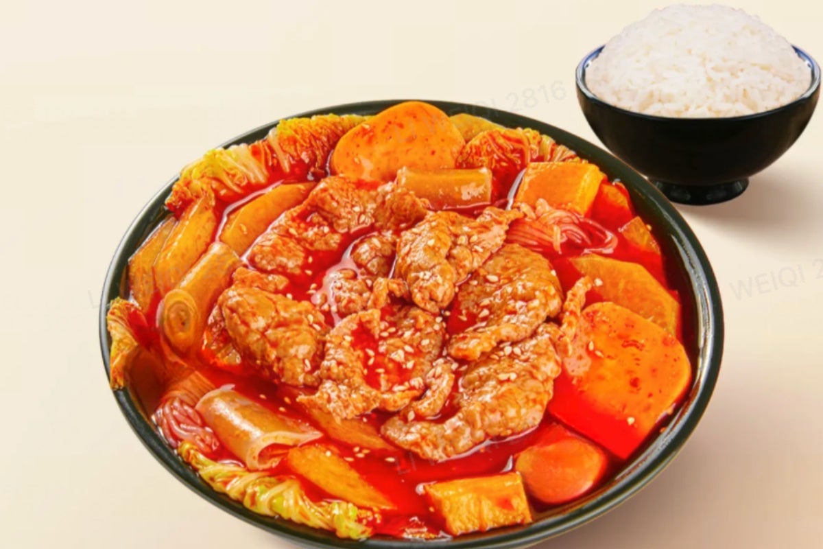 Mini HotPot Marinated Beef Set Meal 经典滑牛麻辣烫套餐（3荤5素）现点现做 Made To Order