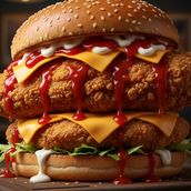 MEGA ZINKER BURGER