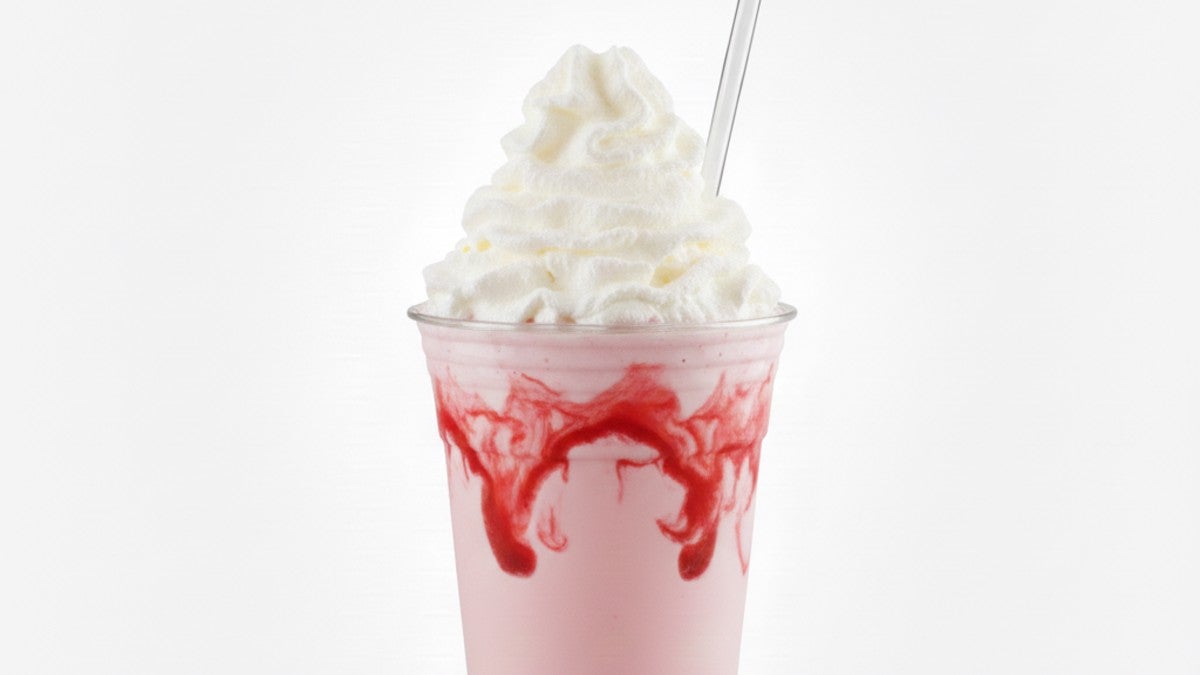 Strawberry milkshake