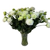 White Flowers Tabla Vase