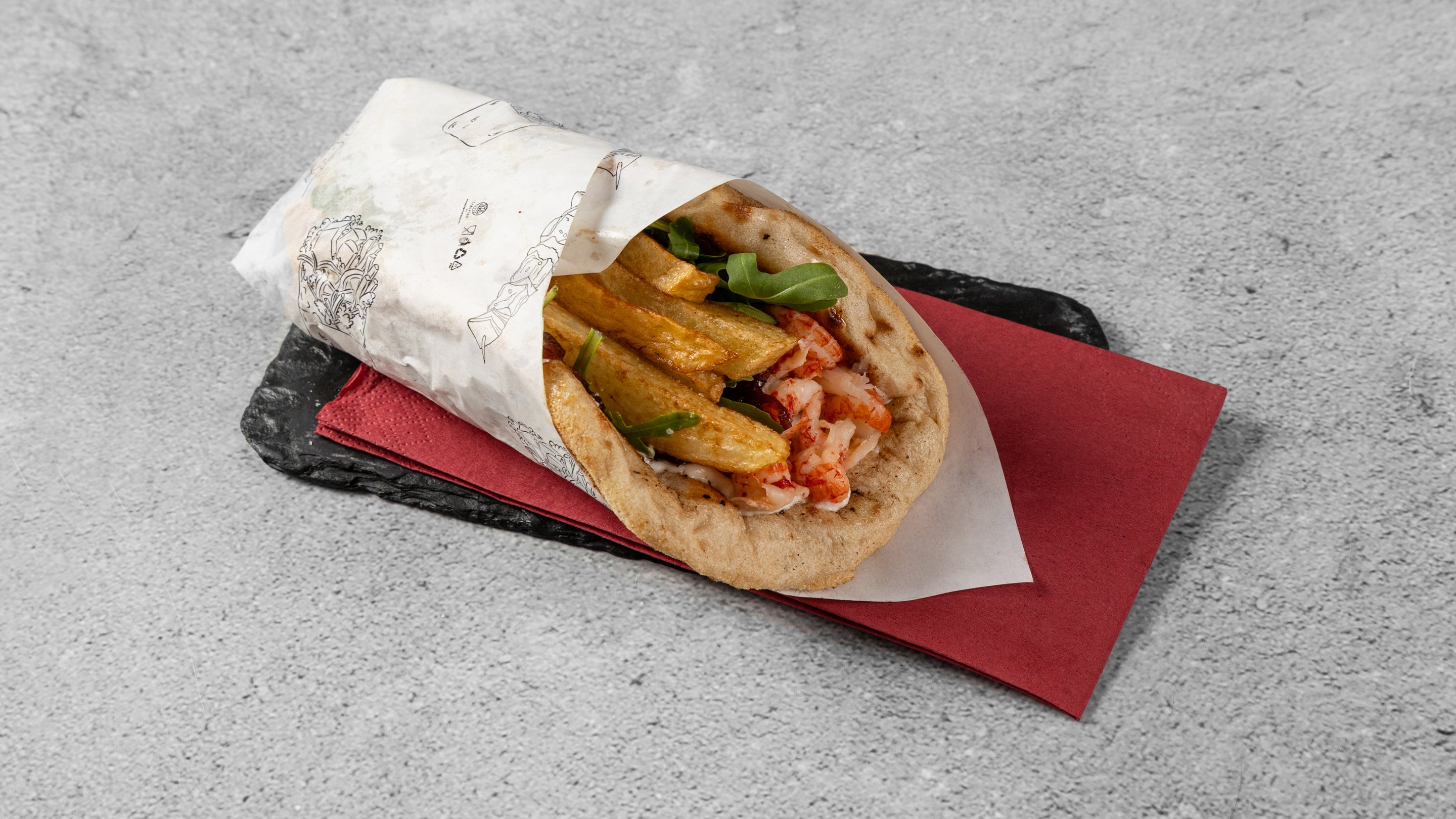 Shel(l)fish Crayfish Souvlaki