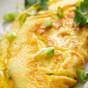 Omelette Butter And Cheese Slice