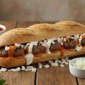 Bosnian Baguette kebab